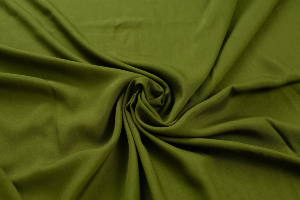 green rayon - rochaan fabrics