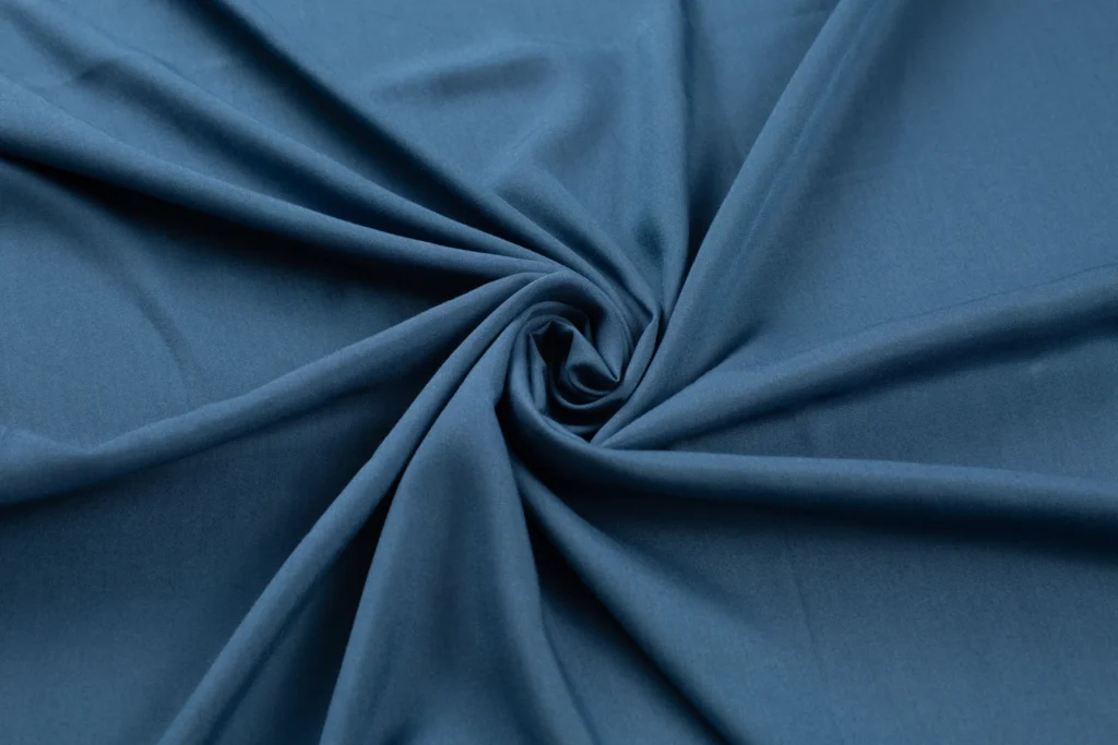 blue rayon - rochaan fabrics