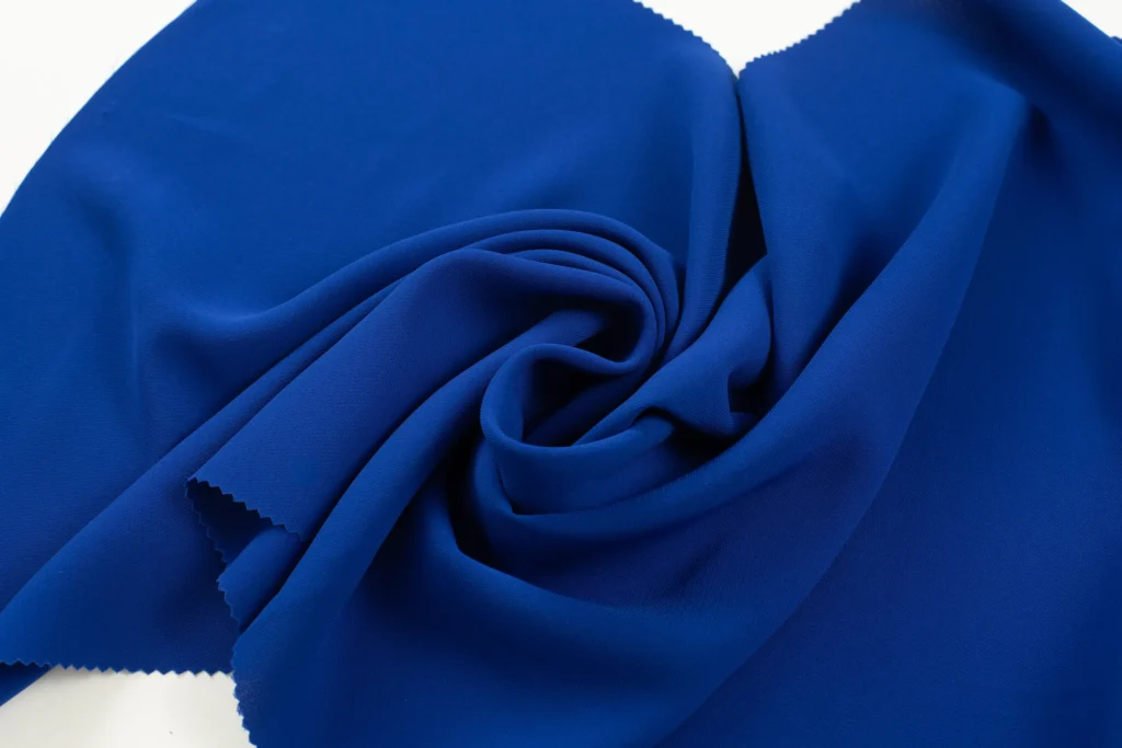 royal blue crepe-rochaan fabrics