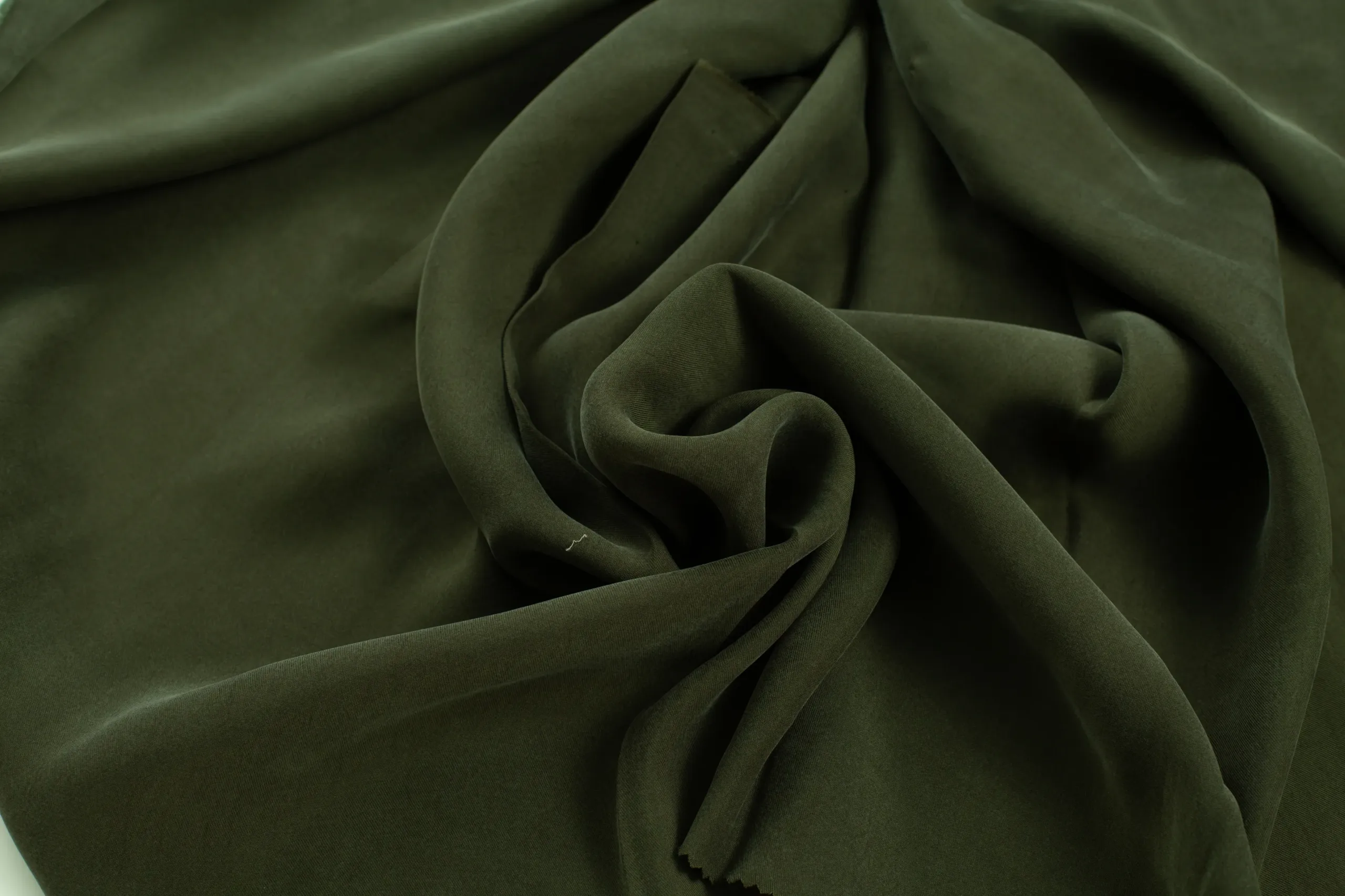 green cupro - rochaan fabrics