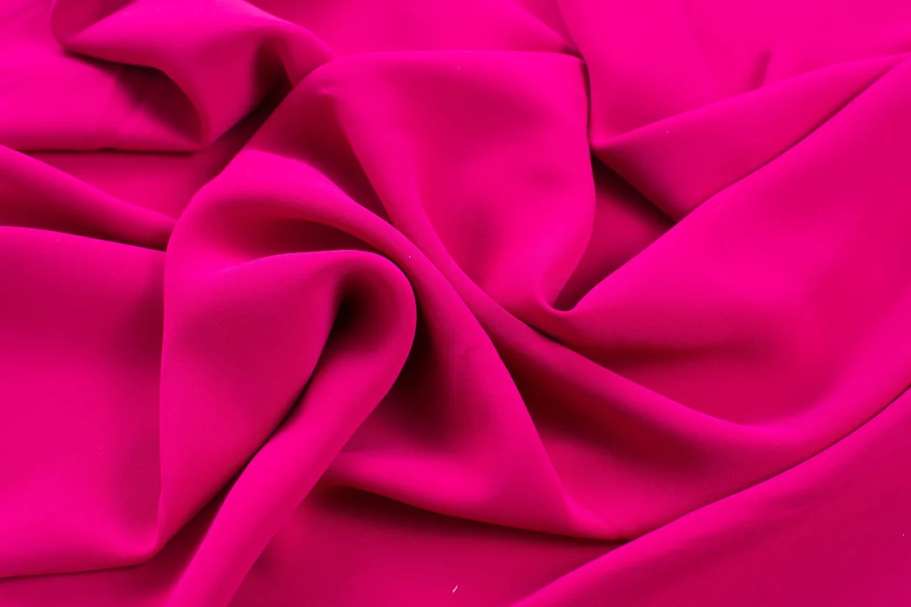 bright pink crepe - rochaan fabrics