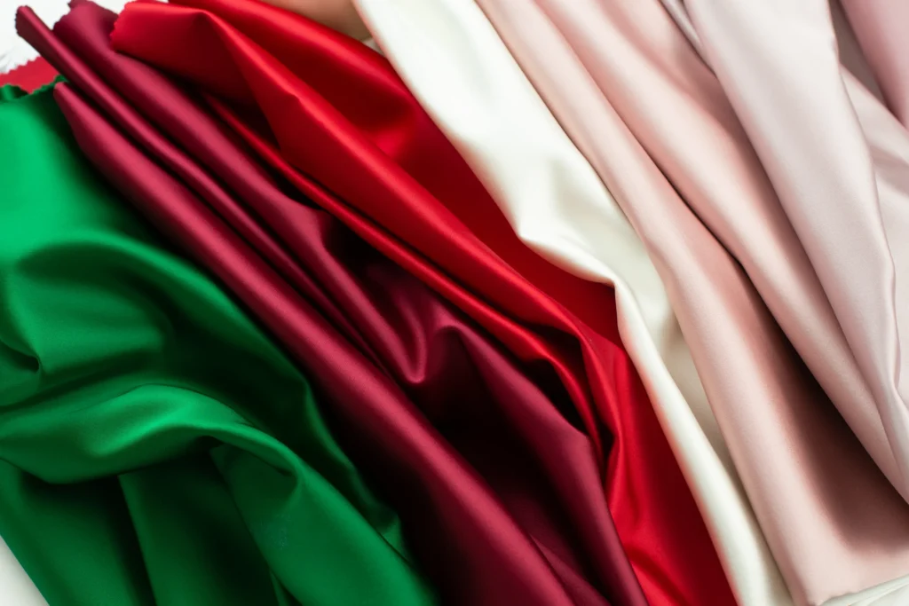 bridal satin fabrics - rochaan fabrics