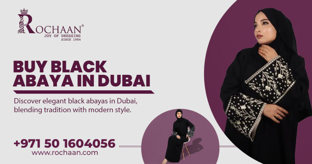 buy black abaya in Dubai